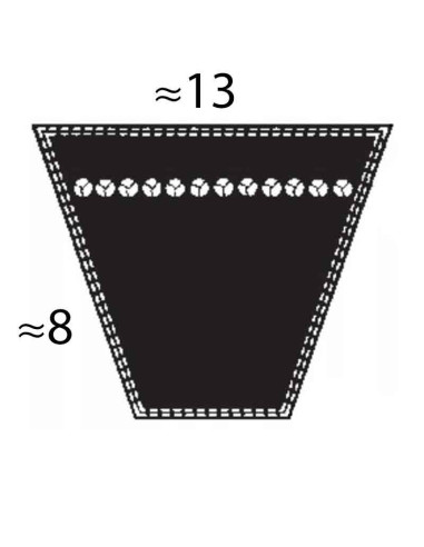 Pas klinowy HA / 13 2200 LD Fenner